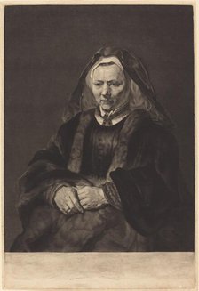 Rembrandt's Wife. Creator: Richard Earlom.