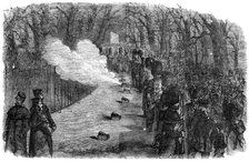 Firing of the Park Guns [after peace is declared], 1856.  Creator: Unknown.