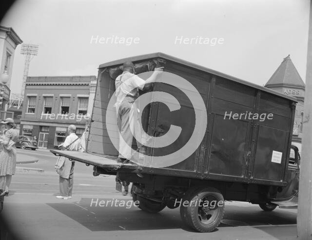 Government truck, Washington, D.C., 1942. Creator: Gordon Parks.