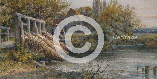 'The Weir', c1875. Artist: William Stephen Coleman.