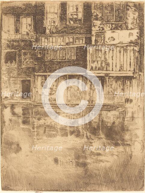 Square House, Amsterdam, 1889. Creator: James Abbott McNeill Whistler.