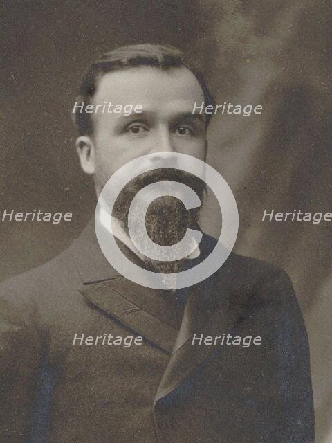 Portrait of the organist and composer Auguste Chapuis (1858-1933), 1909. Creator: Anonymous.