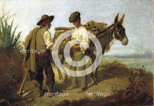 Soaking the melon', by Cabral Bejarano.