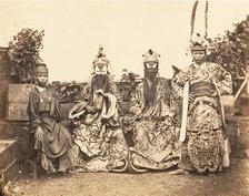 Costumes de Théâtre, Saïgon, Cochinchine, 1866. Creator: Emile Gsell.