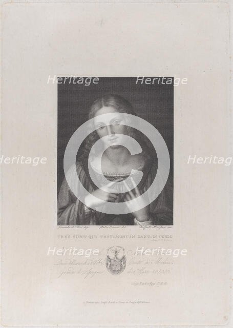 Christ proclaiming the law, 1817. Creators: Raphael Morghen, Pietro Ermini.