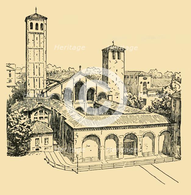'The Church of St. Ambrose at Milan', c1930. Creator: Unknown.