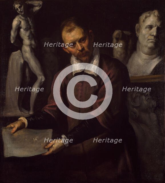 Portrait of a Man, 1600-1610. Creator: Jacopo Palma.