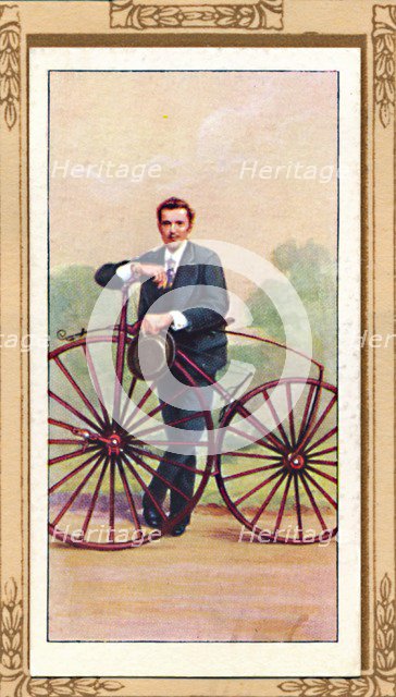 'Michaux Velocipede', 1865, (1939). Artist: Unknown.