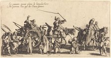 The Bohemians Marching: The Rear Guard, 1621. Creator: Jacques Callot.