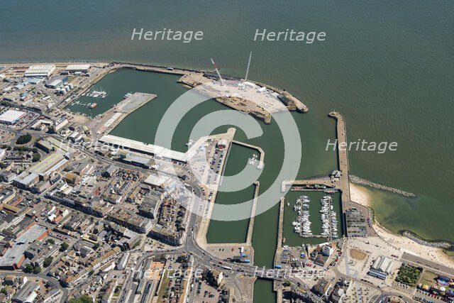 The harbour, town and High Street Heritage Action Zone, Lowestoft, Suffolk, 2016. Creator: Damian Grady.