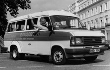 The 2 millionth Ford Transit minibus for schools with Dr David Bellamy. Creator: Unknown.
