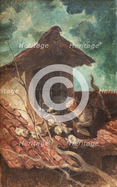 La serenata. Creator: Faccioli, Raffaele (1845-1916).