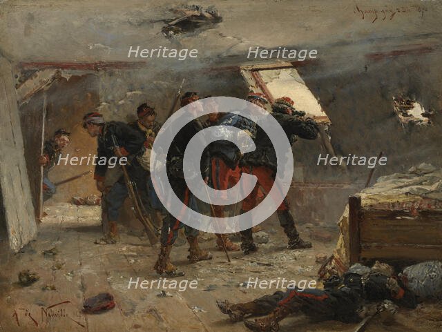 Champigny, 2 December 1870, c1875-77. Creator: Alphonse de Neuville.