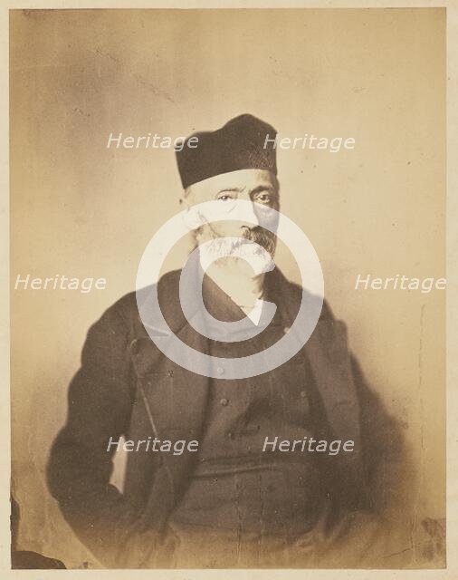 Portrait or self-portrait of Achille Devéria, about 1850-1855. Creators: Achille Deveria, Théodule Deveria.