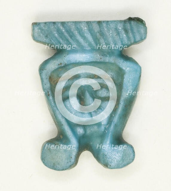 Amulet of the Goddess Hathor, Egypt, New Kingdom-Late Period (about 1550-332 BCE). Creator: Unknown.