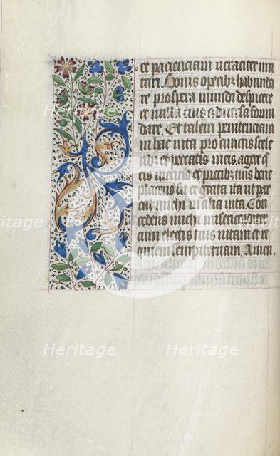 Book of Hours (Use of Rouen): fol. 26v, c. 1470. Creator: Master of the Geneva Latini (French, active Rouen, 1460-80).