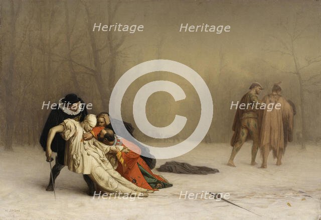 The Duel After the Masquerade, 1857-1859. Creator: Jean-Leon Gerome.