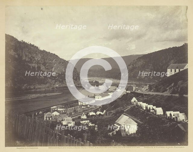 Meeting of the Shenandoah and Potomac at Harper's Ferry, July 1865. Creator: James Gardner.
