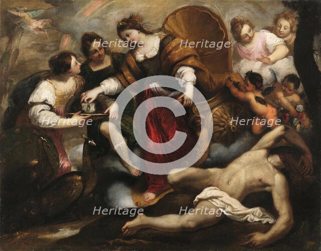 Juno Receives the Head of Argus, Mid of 17th cen.. Creator: Cervetto; Giovanni Paolo (1630-1657).