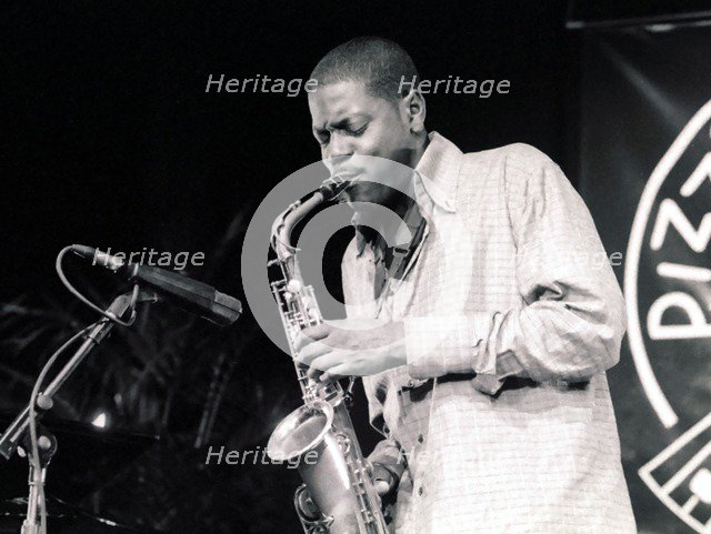 Soweto Kinch, Royal Festival Hall Foyer, London, 2002. Artist: Brian O'Connor