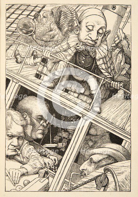 He had wholly forgotten his name' pub. 1876. Creator: Henry Holiday (1839 - 1927).