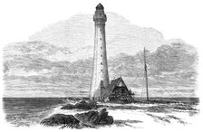 The Alguada Reef Lighthouse, Cape Negrais, on the coast of Pegu, 1865. Creator: Unknown.