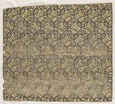 Fragment of Spitalfields Silk, 1800s. Creator: Unknown.