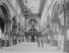 Germans in Russian church at Suwalki, between c1914 and c1915. Creator: Bain News Service.