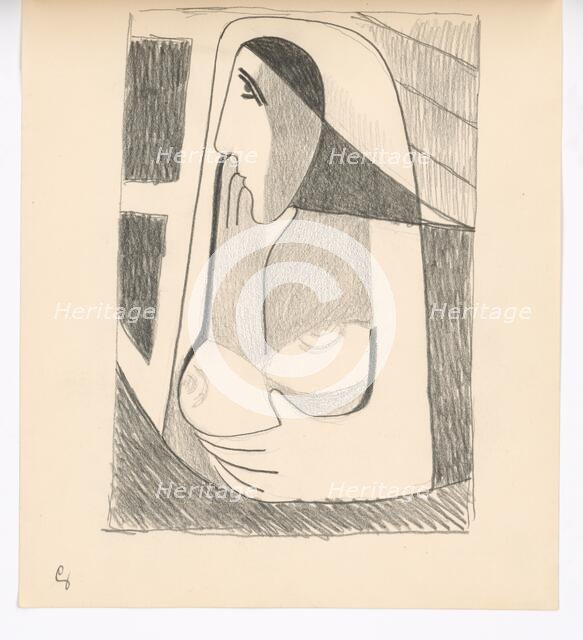 Woman by the window, 1938. Creator: Mikulas Galanda.