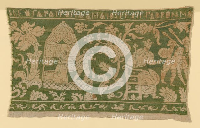 Fragment (From a Border), Italy, 1575/1625. Creator: Unknown.