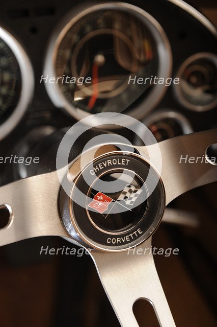 Chevrolet Corvette Stingray convertible 1964. Artist: Simon Clay.