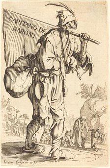 Captain of the Barons, c. 1622. Creator: Jacques Callot.