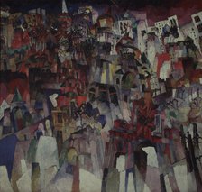 Moscow, 1913. Artist: Lentulov, Aristarkh Vasilyevich (1882-1943)