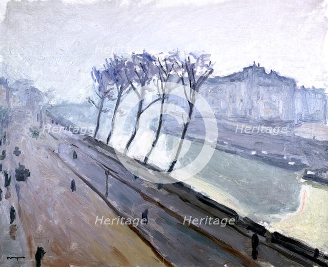 'The Seine at Paris', early 20th century. Artist: Albert Marquet