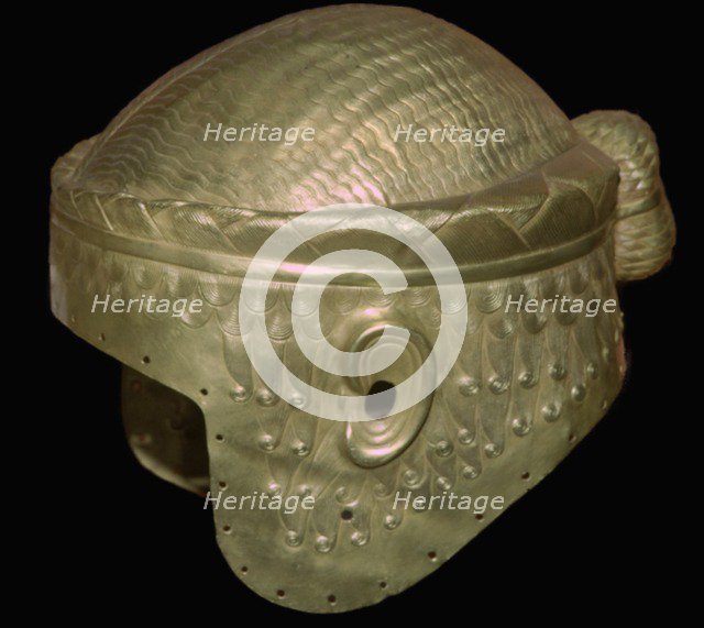 Babylonian helmet of Prince Meskalamdur. Artist: Unknown