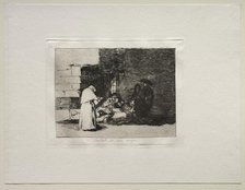 The Horrors of War: A Woman's Charity. Creator: Francisco de Goya (Spanish, 1746-1828).