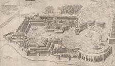 Speculum Romanae Magnificentiae: Birdseye View of the Port of Rome, 1554., 1554. Creator: Giulio de Musi.