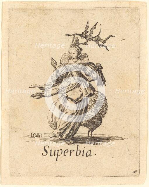 Pride (Vanity), probably after 1621. Creator: Jacques Callot.