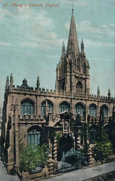 St Mary's Church, Oxford c1905. Artist: Unknown.