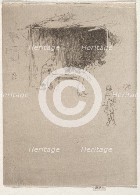Booth at a Fair. Creator: James McNeill Whistler (American, 1834-1903).