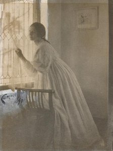 At the Window, 1896. Creator: Clarence H. White (American, 1871-1925).