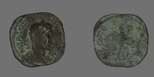 Sestertius (Coin) Portraying Philip the Arab, 244-247. Creator: Unknown.