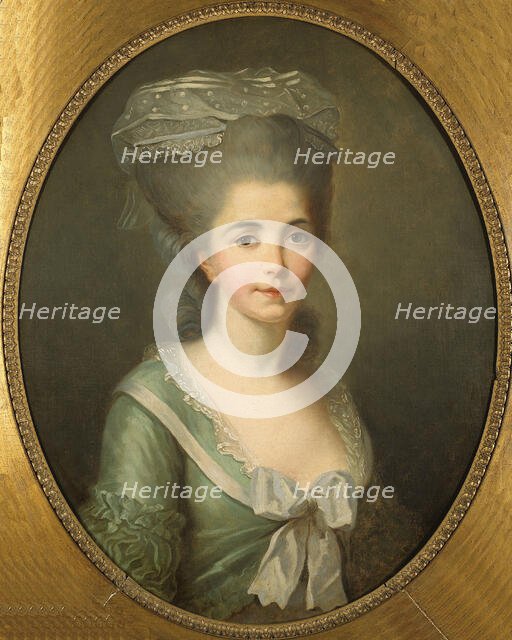 Portrait of a woman. Creators: Antoine Vestier, Ecole Francaise, Alexander Roslin.