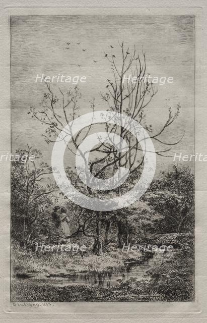 The Orchard, 1868. Creator: Charles François Daubigny (French, 1817-1878).