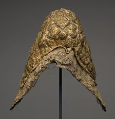 Embroidered Peasant Headdress, 1700s. Creator: Unknown.