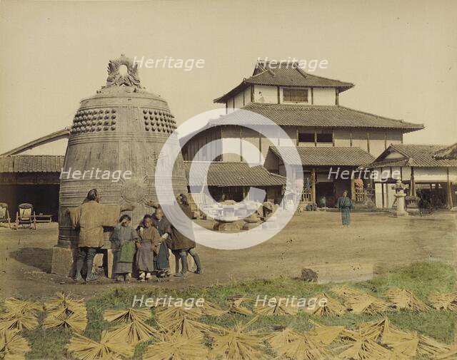 Large Bell at Daibutsu, 1865. Creator: Unknown.