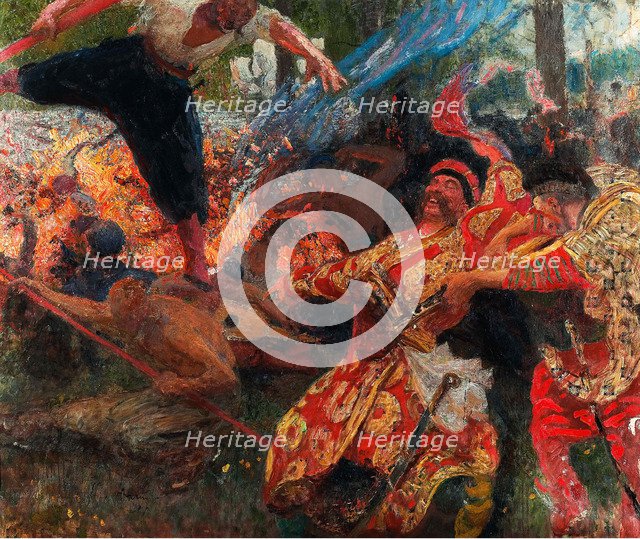 Hopak. Artist: Repin, Ilya Yefimovich (1844-1930)