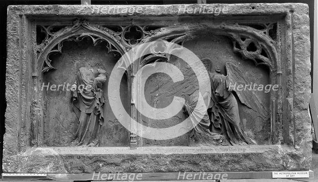 Funerary Relief from the Tomb of Milon de Donzy (d. 1337-38)..., French, 14th century. Creator: Unknown.
