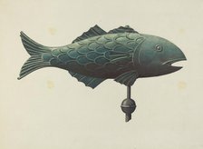 Weather Vane (Fish), 1935/1942. Creator: Unknown.