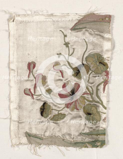 Coverlet Fragment, c. 1760-1770. Creator: Philippe de Lasalle (French, 1723-1805).